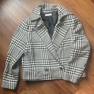 Liz Claiborne Houndstooth Coat
